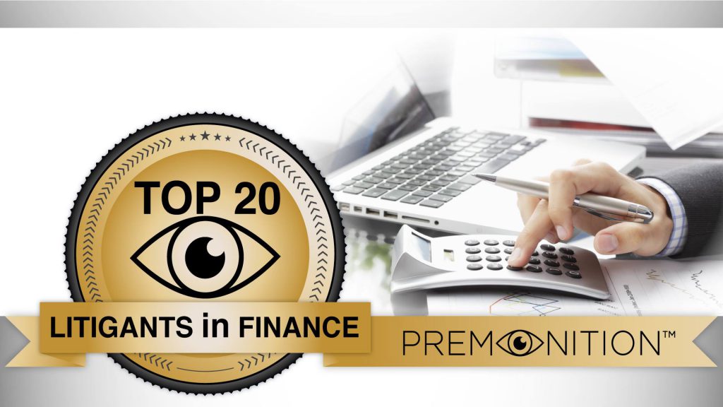 Collections Agencies Dominate Top 20 List of Most-Litigious US Financial Services Companies According to Premonition Analytics