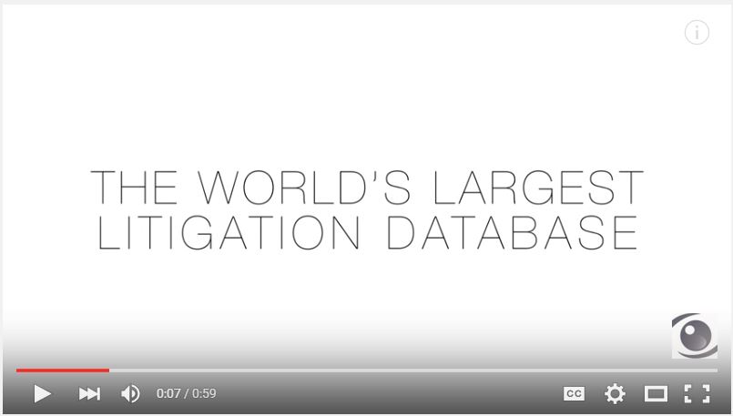 The World's Largest Litigation Database
