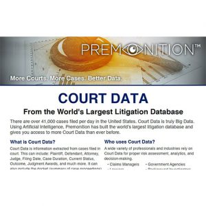 Premonition Big Data Analytics