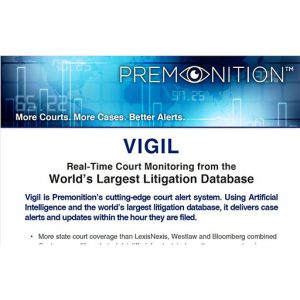 Premonition Big Data Analytics