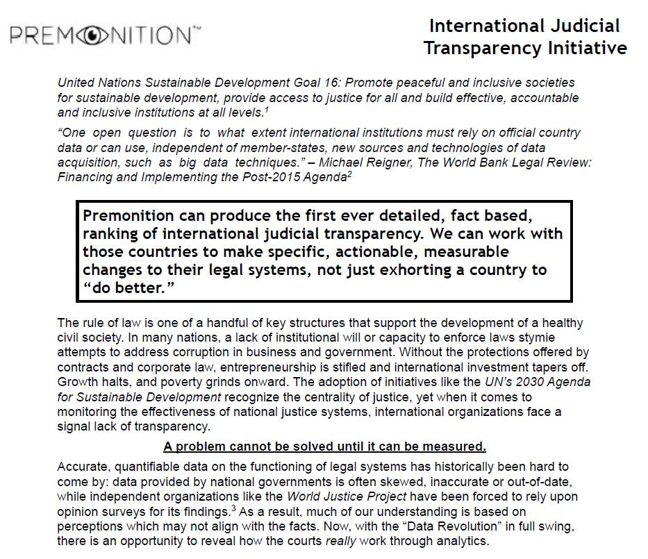 Judicial Transparency Initiative