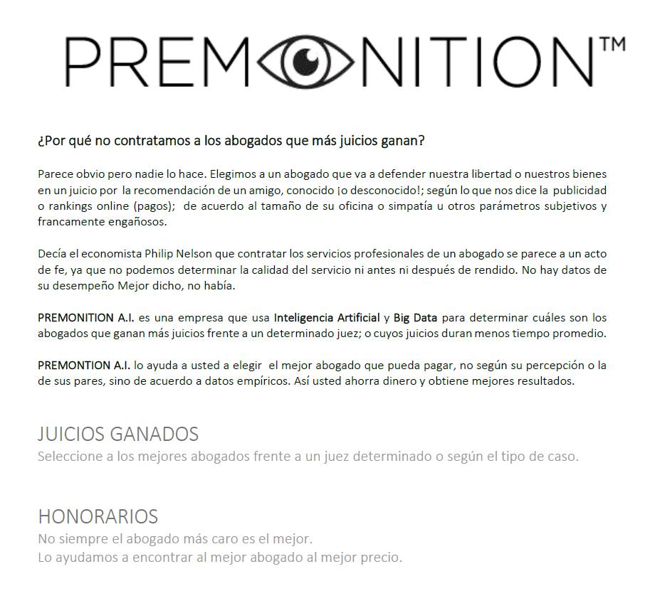 Resumen Ejecutivo de Premonition AI (Spanish)